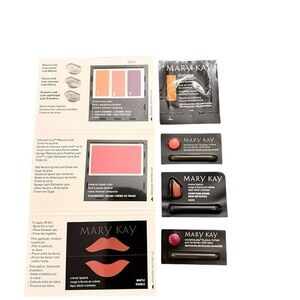 Mary Kay Lot Assorted Samples New & Discontinued Colors Single Use Travel #113‎